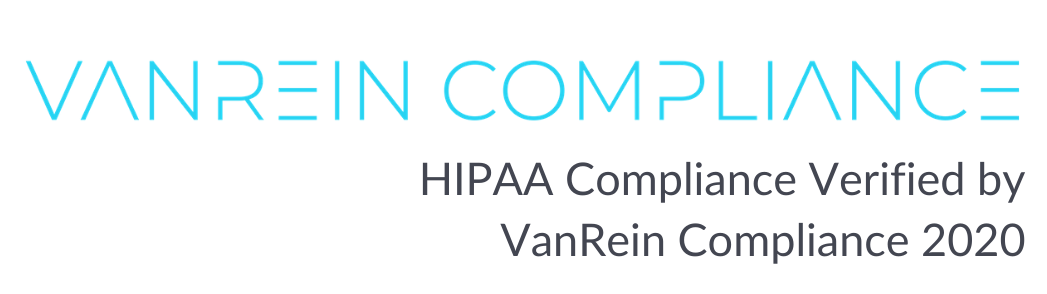 HIPAA Compliance Verified by VanRein Compliance 2020 (opens in a new tab)